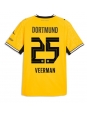 Moške Nogometnih dresov Borussia Dortmund Joey Veerman #25 Domači 2026-27 Kratki rokavi Moške Nogometnih dresov Borussia Dortmund Joey Veerman #25 Domači 2026-27 Kratki rokavi